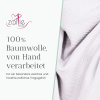 Halstuch Musselin Grau