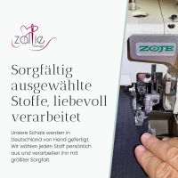 Halstuch Musselin Rot