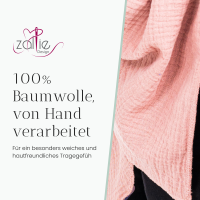 Halstuch Musselin Rosa