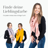 Halstuch Musselin Blau