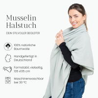 Halstuch Musselin Hell-Grün